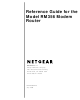NETGEAR RM356 - Router - EN Reference Manual