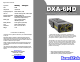 BeachTek High Definition Adapter DXA-6HD Operating Instructions