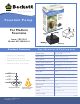 Beckett Fountain Pump M130AUL Specifications
