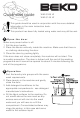 Beko WM 6155 W Quick Start Manual