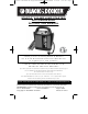 Black & Decker Start-It 90550871 Instruction Manual