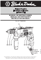 Black & Decker KR50RE Instruction Manual