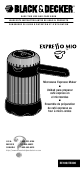 Black & Decker EE100 Use And Care Book Manual