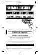 Black & Decker LI3100 Instruction Manual