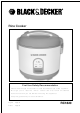 Black & Decker RC1820 Owner's Manual