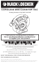 Black & Decker 90564858 Instruction Manual