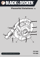 Black & Decker Powerful Solutions Dustbuster Flexi PD1080 Original Instructions Manual