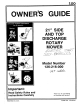 MTD 126-216-000 Owner's Manual
