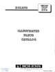 Bolens 184 Illustrated Parts Catalog