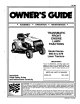 MTD 660 Thru 679 Owner's Manual