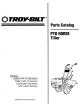 Troy-Bilt 12068 Parts Catalog