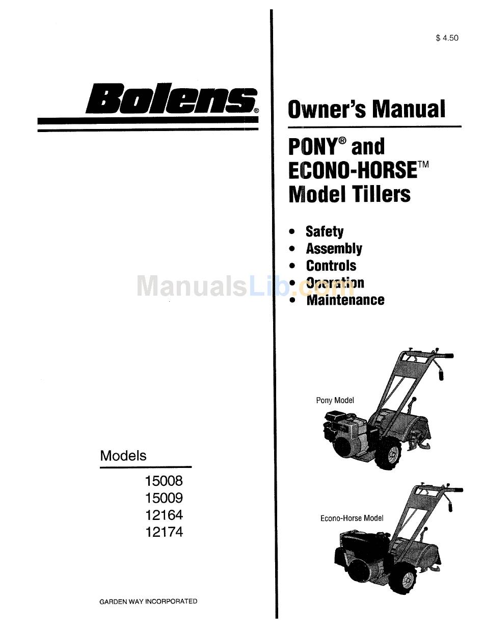 BOLENS 12164 OWNER
