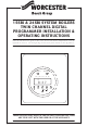 Bosch Worcester 15SBi Installation & Operating Instructions Manual