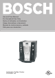 Bosch AUTOMATIC COFFEE CENTRE TCA 6301 UC Use And Care Manual