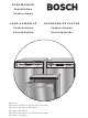 Bosch SHX46A Installation Instructions Manual