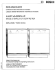 Bosch SMU 2000 Series Operating Instructions Manual
