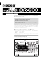 Boss BR-600 Owner's Manual