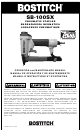 Bostitch SB-100SX Operation And Maintenance Manual
