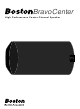 Boston Acoustics Center Channel Speaker Instruction Manual