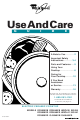Whirlpool GJ8640XB Use And Care Manual