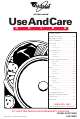 Whirlpool RC8720ED Use And Care Manual