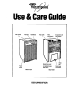 Whirlpool 1ADM202XX0 Use And Care Manual