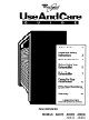Whirlpool ADO15 Use And Care Manual
