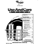 Whirlpool 960 Series Use And Care Manual