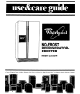 Whirlpool ED25SMIII Use & Care Manual