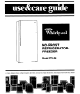 Whirlpool ETIGJM Use And Care Manual