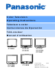 Panasonic CT-25L8 Operating Manual