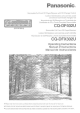 Panasonic CQ-DF402U Operating Instructions Manual