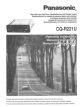 Panasonic CQ-R221U Operating Instructions Manual
