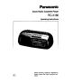 Panasonic RC-X160 Operating Instructions Manual