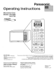 Panasonic NN-S960BA Quick Setup Manual
