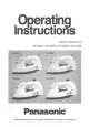Panasonic NI-43GX Operating Instructions Manual