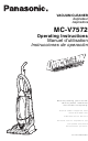 Panasonic Quickdraw MC-V7572 Operating Instructions Manual