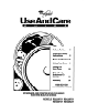 Whirlpool RBIZOPXY Use And Care Manual