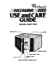 Whirlpool RJM 7600 Use And Care Manual