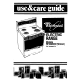 Whirlpool RF302BW Use & Care Manual