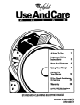 Whirlpool RF310PXY Use And Care Manual
