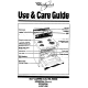 Whirlpool RF390PXW Use And Care Manual