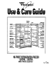 Whirlpool ED22RQ Use And Care Manual