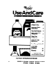 Whirlpool ET18DK Use And Care Manual