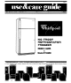 Whirlpool ET22MM Use & Care Manual