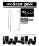 Whirlpool ETl8MK Use And Care Manual