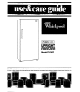 Whirlpool EV130 E Use And Care Manual