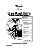 Whirlpool 3363565 Use And Care Manual