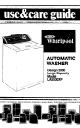 Whirlpool LA553OXP Use & Care Manual