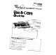 Whirlpool LA6535XK Use And Care Manual